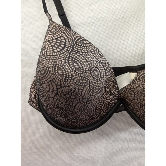 Gillian & Omalley Bra 38C Black And Beige - Picture 2 of 10